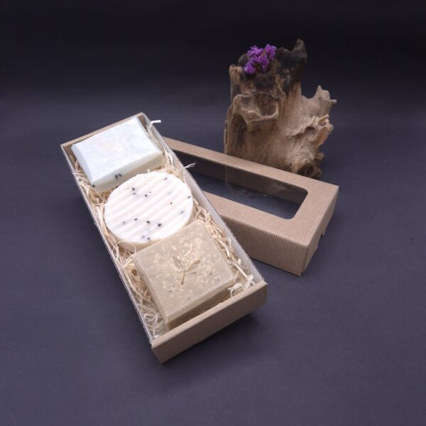 Zestaw mydeł naturalnych