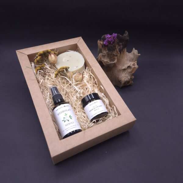 Zestaw upominkowy – Hydrolat ,krem do twarzy, mydełko
